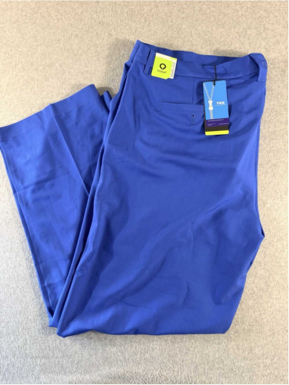Lesmart Golf Pants Men 46 Blue Stretch Performance Dress Pants NWT